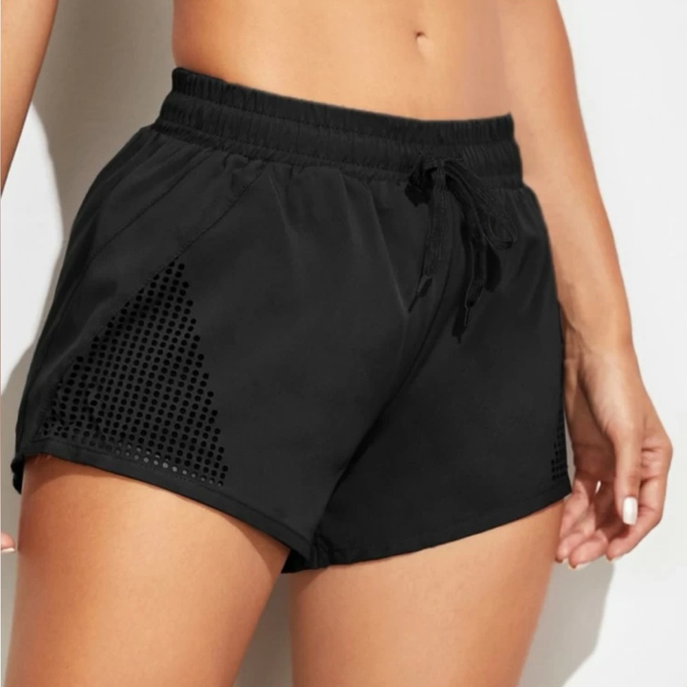 SHEIN Black Athletic Women's Shorts